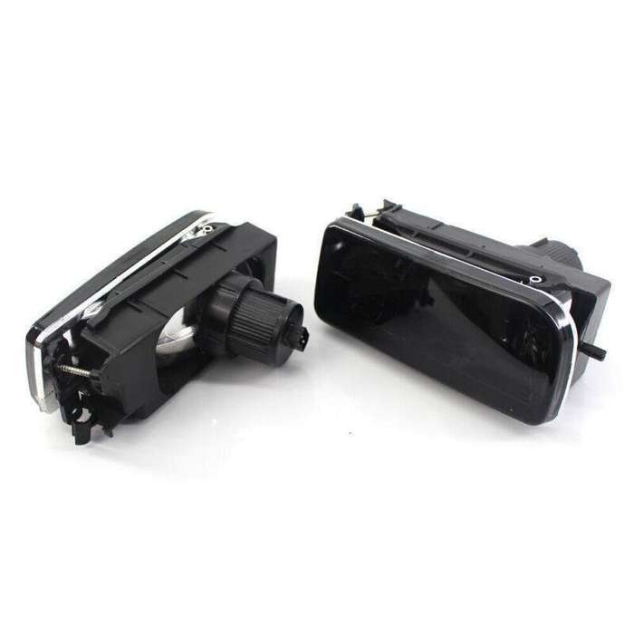 For 1992-1998 BMW E36 3 SERIES REPLACEMENT FOG LIGHTS LAMPS CRYSTAL BLACK LENS