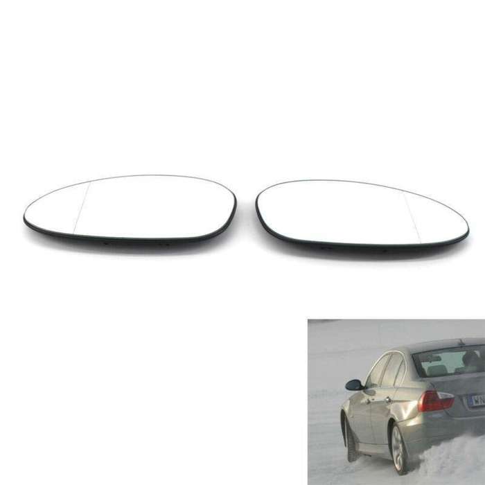One Pair of Electric Mirror Heated Glass fit for BMW E90 3 Series 2005-2008 E46
