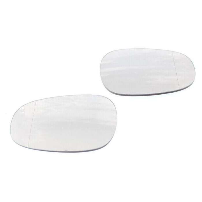 Pair fit for BMW E90 E92 E93 LCI Wing Mirror Glass White Heated Blind Spot