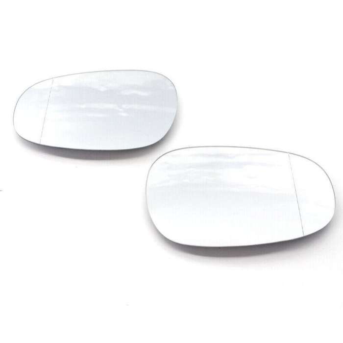 Pair fit for BMW E90 E92 E93 LCI Wing Mirror Glass White Heated Blind Spot