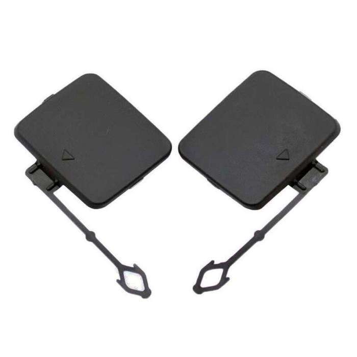 Fits For BMW E70 X5 2007-2010 1 Pair Rear Bumper Trailer Cover Tow Hook Cover