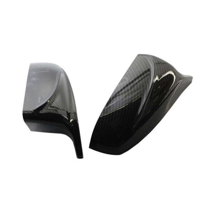 Fit For BMW X5 X6 E70 E71 07-13 Carbon Fiber Door Side Mirror Cover Cap LH&amp;RH