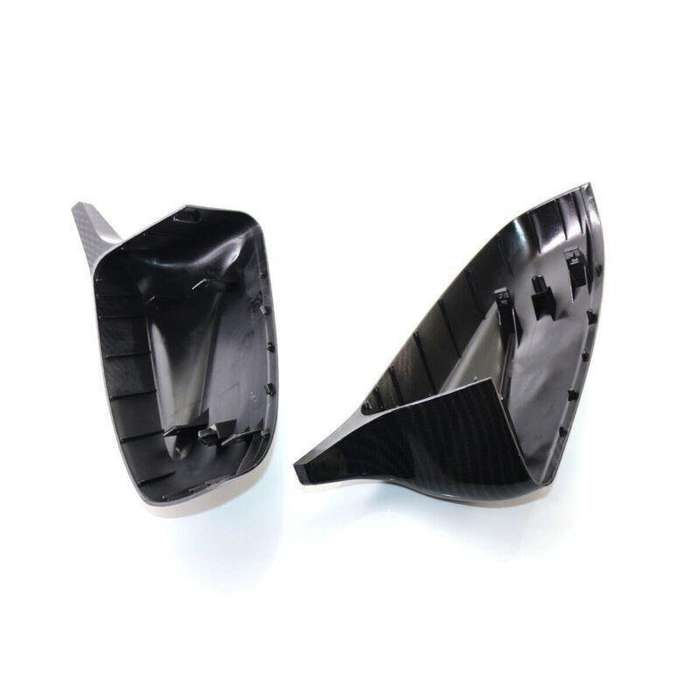 Fit For BMW X5 X6 E70 E71 07-13 Carbon Fiber Door Side Mirror Cover Cap LH&amp;RH