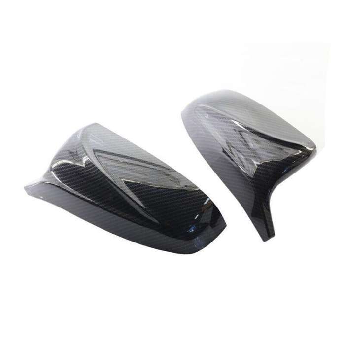 Fit For BMW X5 X6 E70 E71 07-13 Carbon Fiber Door Side Mirror Cover Cap LH&amp;RH
