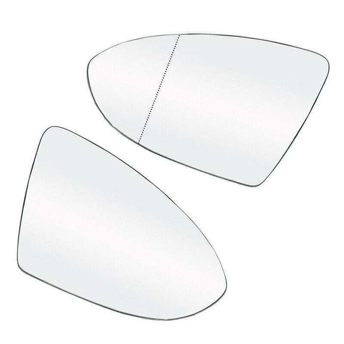 Pair Wing Mirror Glass For Volkswagen VW Golf 7 2013-2017 Right&amp;Left