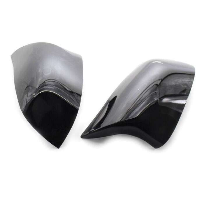 Shiny Gloss Black Side Mirror Cover Caps M Style for BMW X5 F15 X6 F16 2014-2018