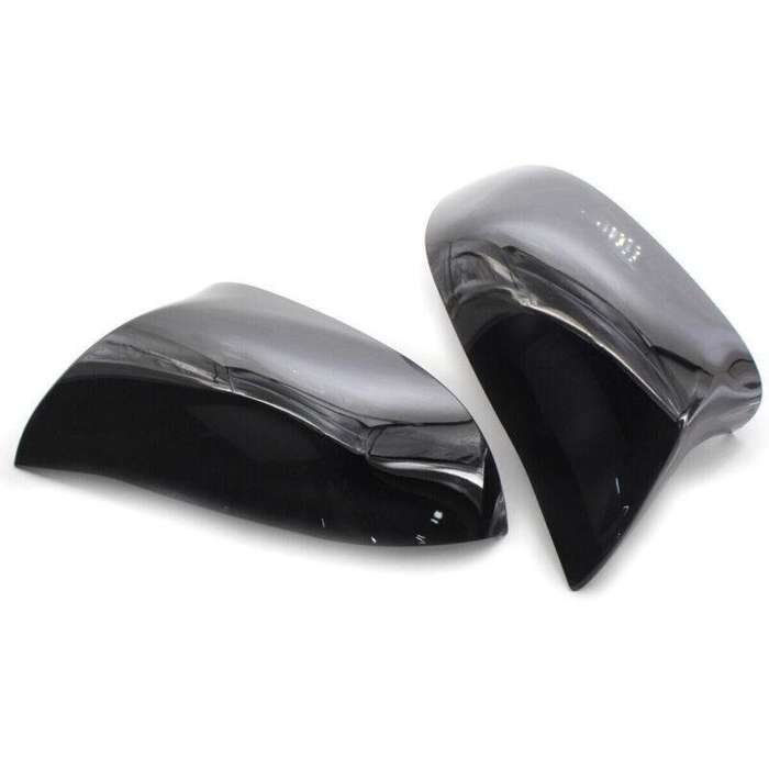 Shiny Gloss Black Side Mirror Cover Caps M Style for BMW X5 F15 X6 F16 2014-2018