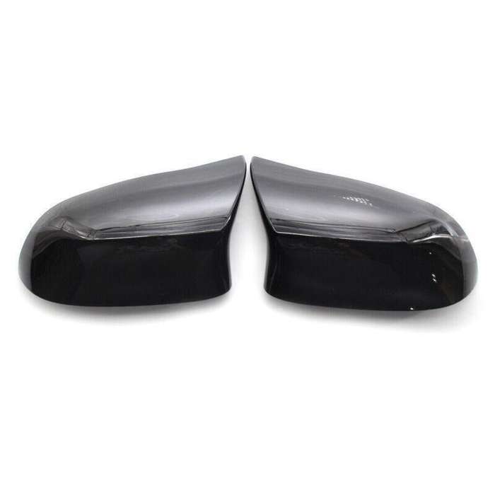 Shiny Gloss Black Side Mirror Cover Caps M Style for BMW X5 F15 X6 F16 2014-2018