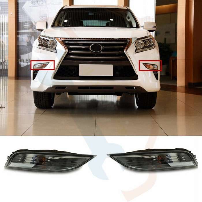 2Pcs For Lexus GX400 GX460 2014-2020 LH&amp;RH Side Front Bumper light Fog lights