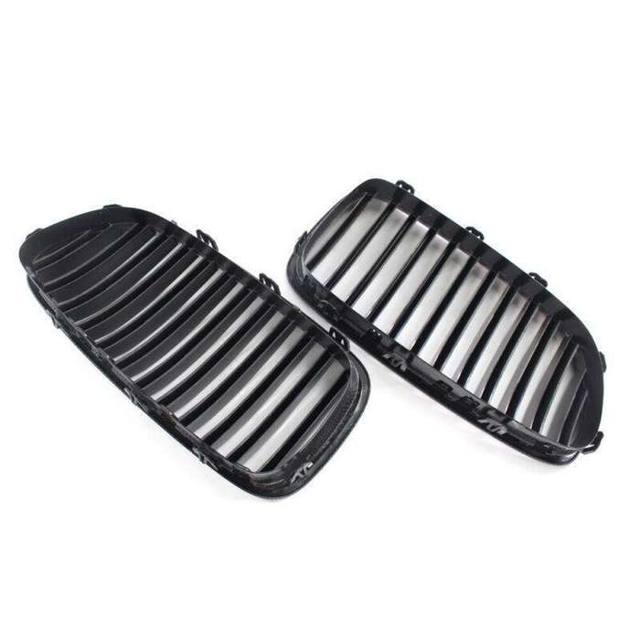 LR Carbon Fiber Style Car Front Grill Grille Fits for BMW F10 F18 M5 2010-2015