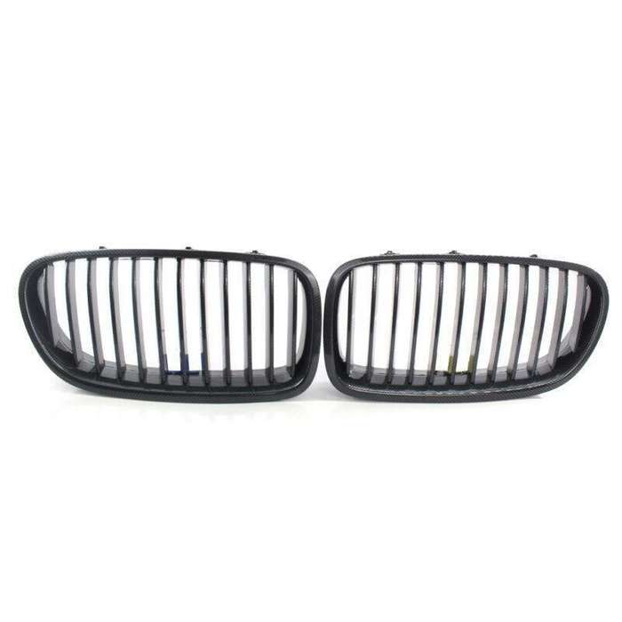 LR Carbon Fiber Style Car Front Grill Grille Fits for BMW F10 F18 M5 2010-2015