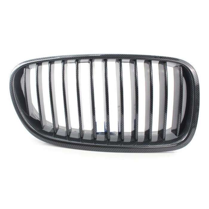 LR Carbon Fiber Style Car Front Grill Grille Fits for BMW F10 F18 M5 2010-2015