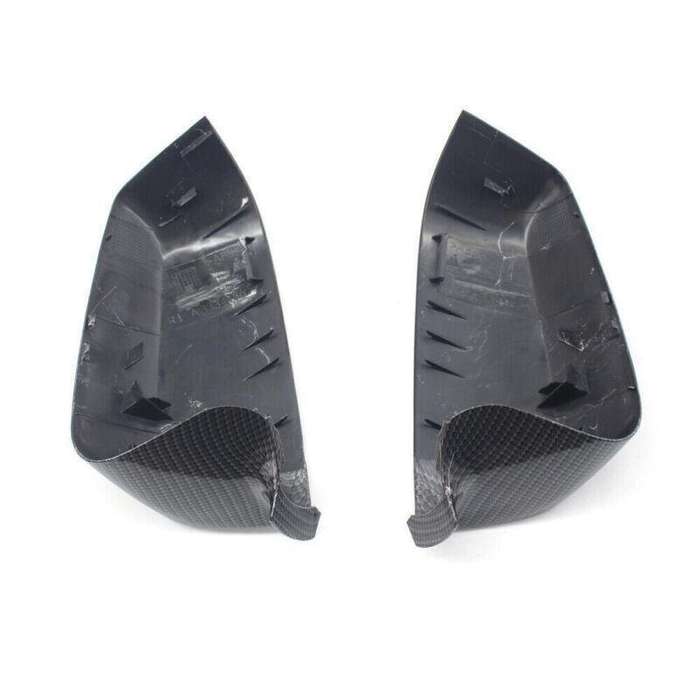 Pair of Carbon Fiber Mirror Covers Fits BMW E60 E63 F06 F07 F12 F13 5 6 7 Series