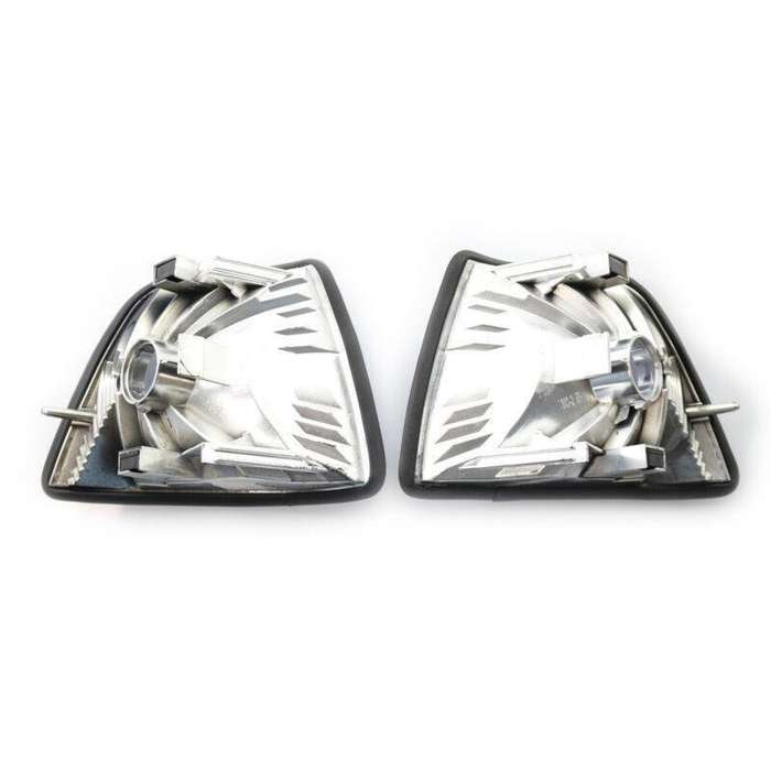 Pair Clear Corner Light Turn Signal for BMW E36 3 Series 4DR 1992-1998 No Bulb