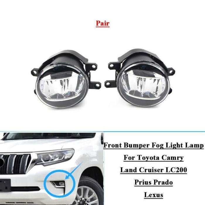2x Front Bumper Fog Lights For Toyota Camry LC200 Prius Prado Lexus 81210-48050