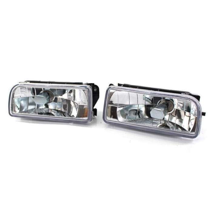 Pair Front Fog Light H1 Base without Bulbs Replacement Kit fit for BMW E36 92-98