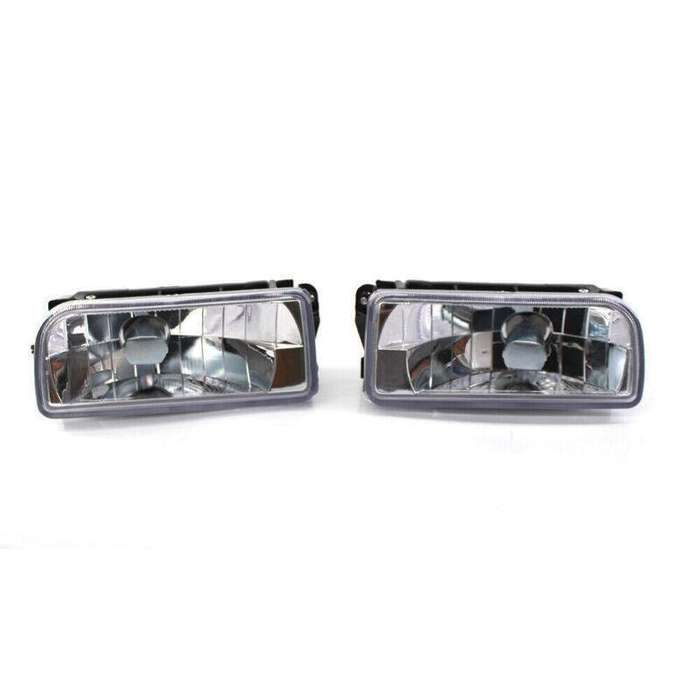 Pair Front Fog Light H1 Base without Bulbs Replacement Kit fit for BMW E36 92-98