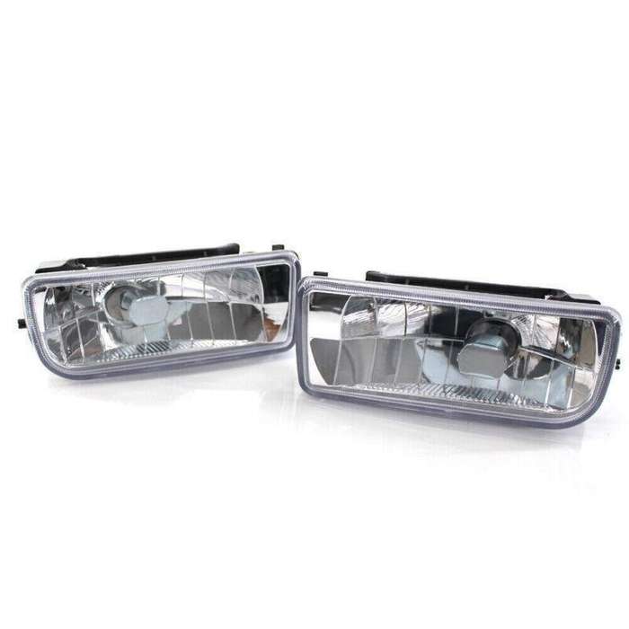 Pair Front Fog Light H1 Base without Bulbs Replacement Kit fit for BMW E36 92-98