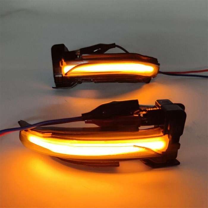 Pair Rear View Door Mirror Turn Signal Lamp Light Fit For Ford Escape 2019-2022