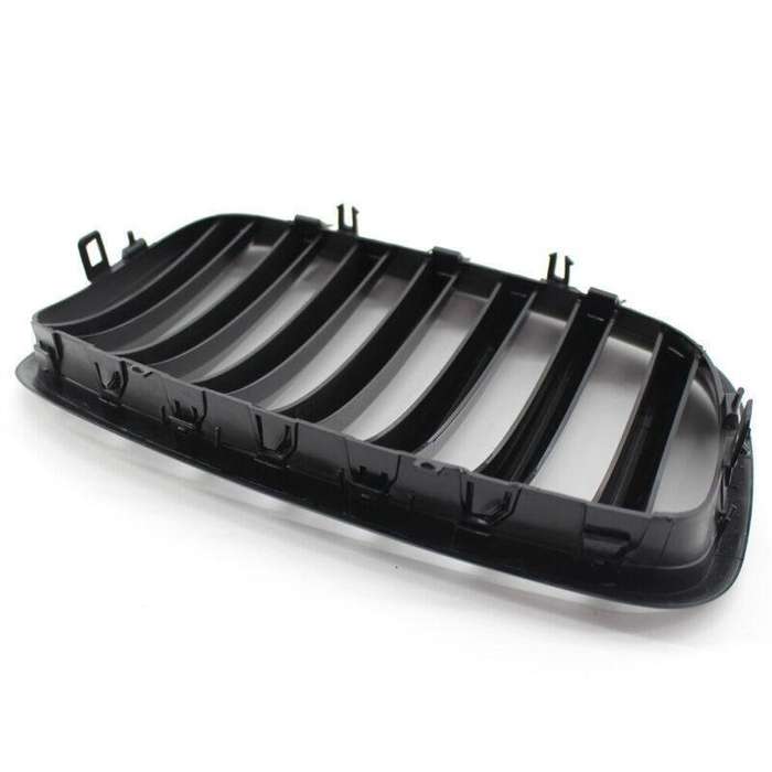 Pair of Gloss Black Front Bumper Kidney Grille Fit For BMW E70 X5 E71 X6 07-14