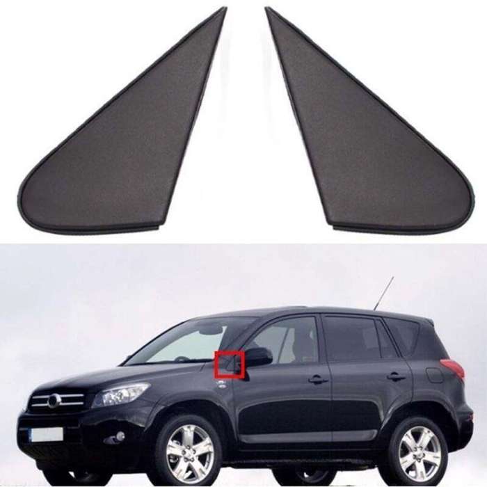 Fits For Toyota RAV4 2006-2012 1 Pair Rear View Mirror Corner Triangle Fender