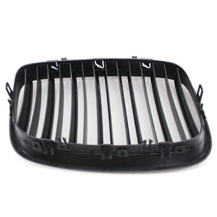 2X/Set Car Grille Flat Black Dual Slat for BMW E70 X5 E71 X6 07-14 Mesh Grill