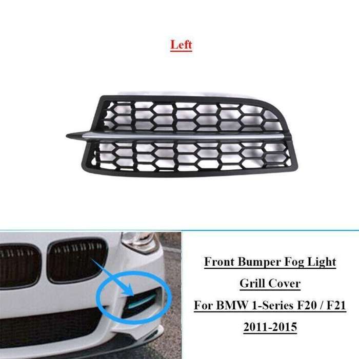 Front Bumper Fog Light Lamp Grille Cover For BMW 1-Series F20 F21 2011-2015 Left