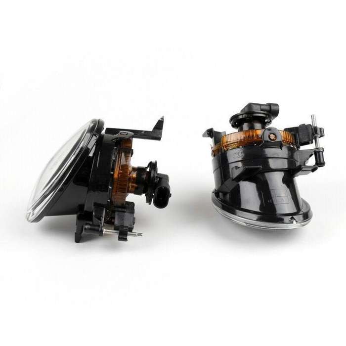 For VW Touareg 2011-2014 Halogen Fog Lights Front Bumper Driving Lamp Pair