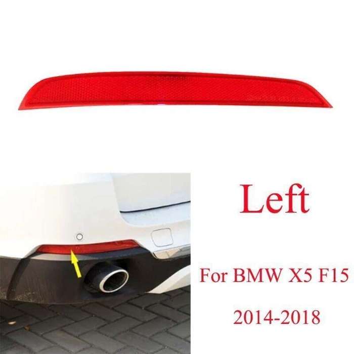 Fits For BMW X5 F15 2014-2018 Left Side Rear Bumper Reflector Light Brake Lamp