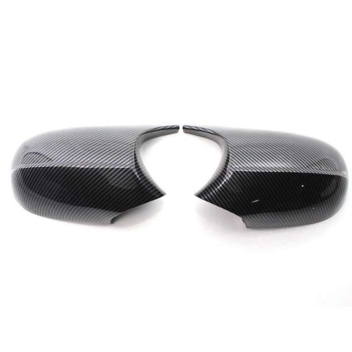 For BMW E90 LCI 3 Series 2009-2011 2010 Carbon Fiber Style Mirror Cover Cap L&amp;R