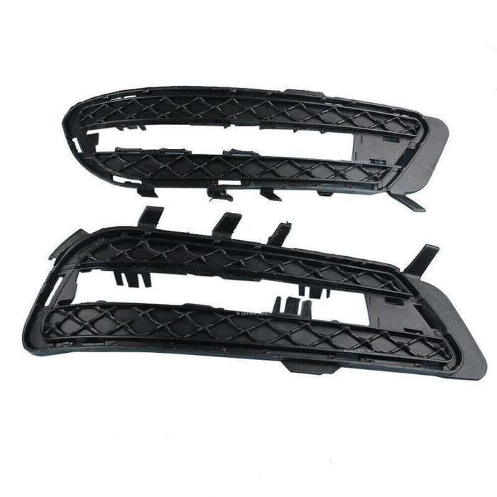 Front Bumper Light Cover Grilles For Benz W212 E250 E300 E350 2009-2013 Pair