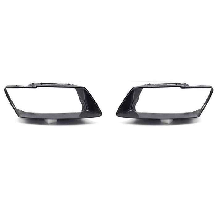 2Pcs Left+Right Side Headlight Headlamp Clear Lens Cover For 2013-2017 Audi Q5