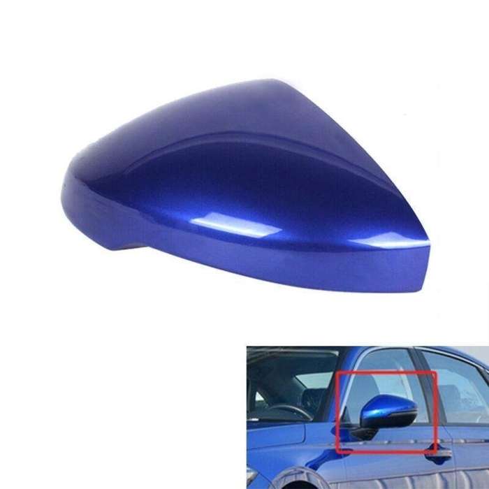 Left Side Door Wing Rearview Mirror Cover Cap For Honda Civic 2022-2023 Blue