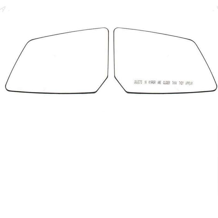Rearview Heated Mirror Glass w/Back Plate For Chevrolet Traverse 2009-2014 Pair