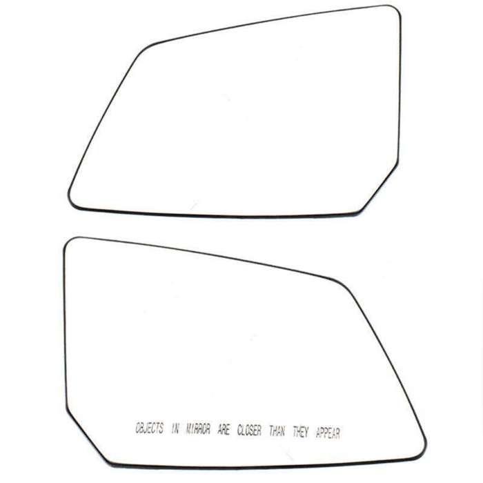 Rearview Heated Mirror Glass w/Back Plate For Chevrolet Traverse 2009-2014 Pair