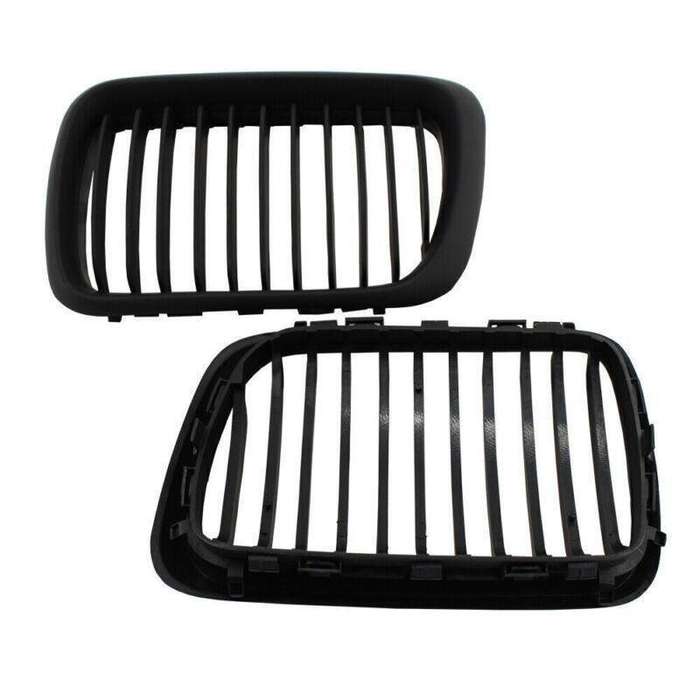 2X/Set Matte Black Front Kidney Grille fits for BMW E36 M3 97 - 99 98 Mesh Grill