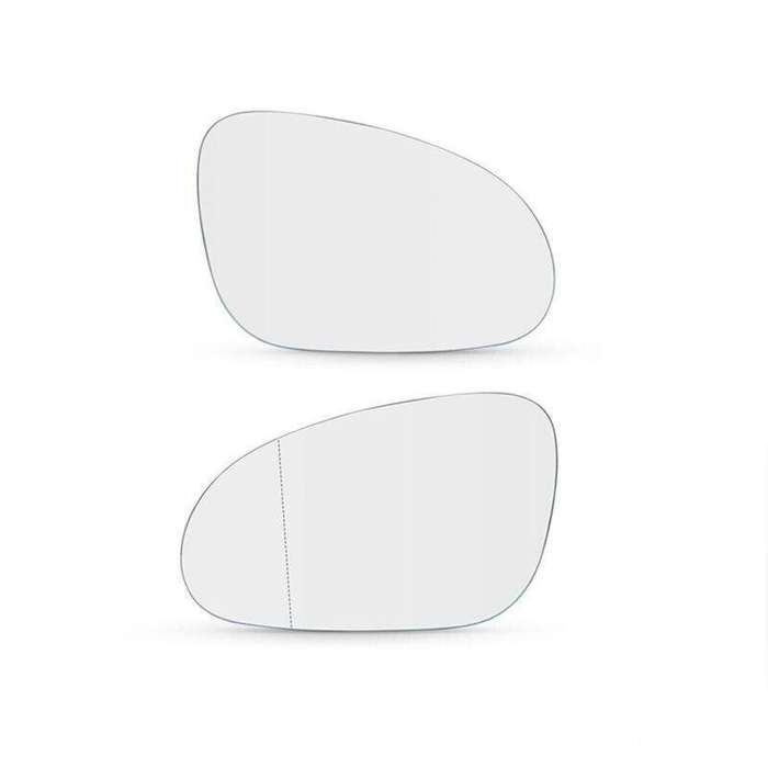 Exterior View Mirror Glass With Backing For VW Golf 5 2006 2007 2008 2009 Pair