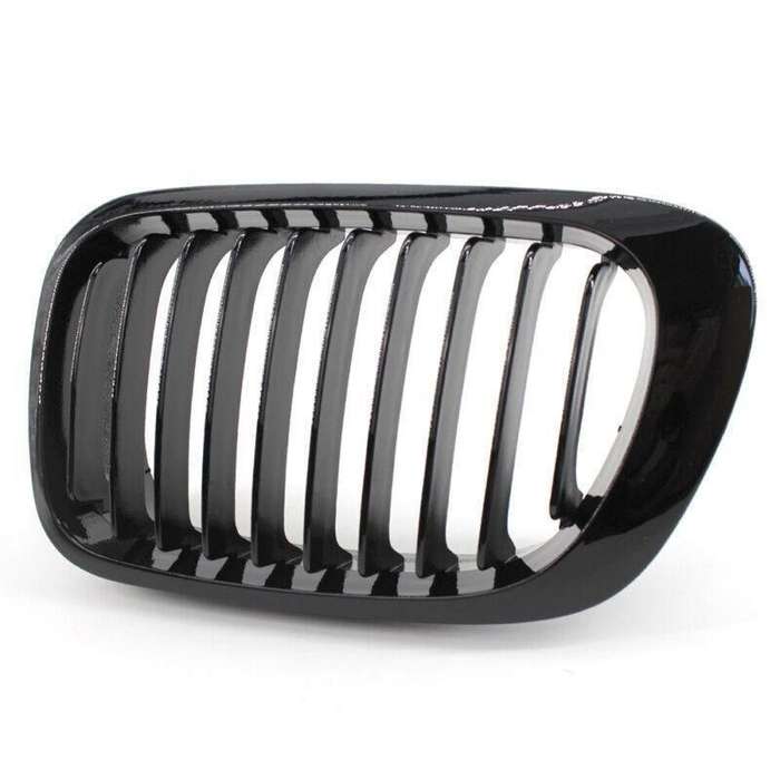 Gloss Black Kidney Front Grilles Grill For BMW E46 2 Door Coupe 1999-2002