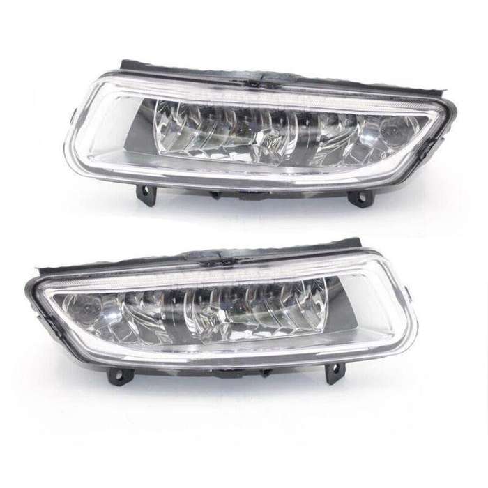 Front Bumper Fog Lights Driving Lamps For Volkswagen VW Polo 6R 2009-2014 Pair