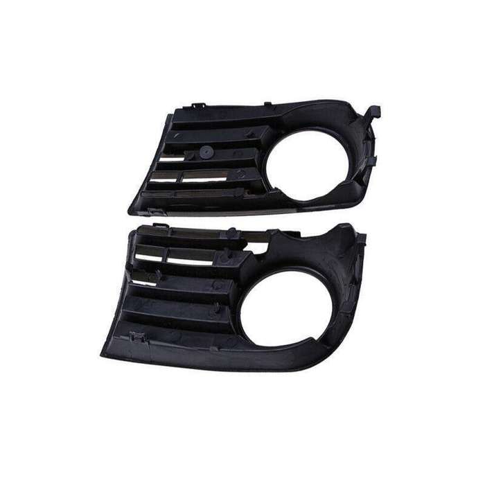Front Bumper Foglight Grille Fit For VW Golf Mk5 05-09 W/Hole Pair