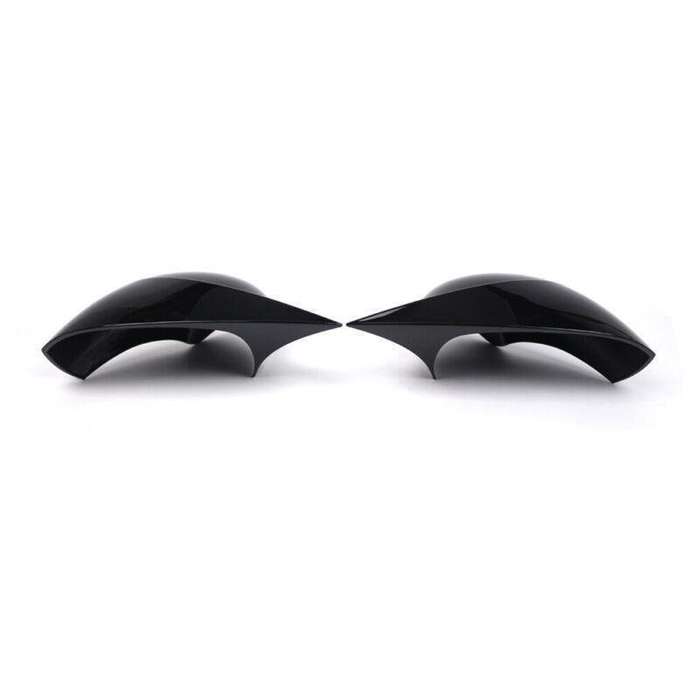 2x Rear View Wing Mirror Cover Caps For SEAT Ibiza 6J MK4 2008-2017 Gloss Black