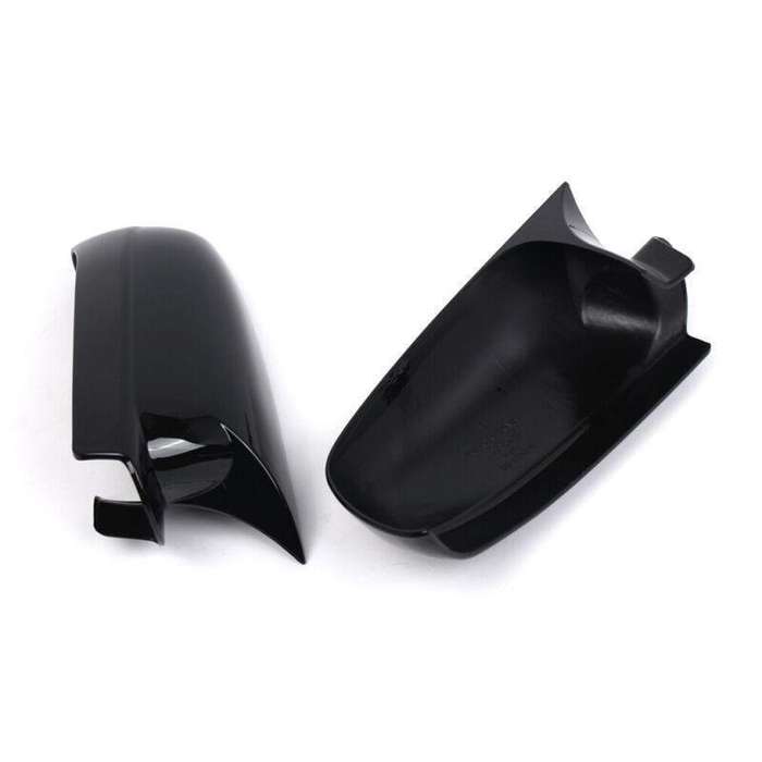 2x Wing Mirror Cover Caps For VW Golf Jetta Mk4 Passat B5 1998-2004 Gloss Black