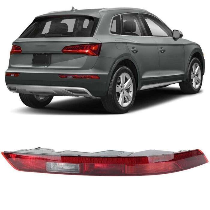 Right Bumper Light For Audi Q5 2017 18-2021 Tail Lower Rear Brake Lamp W/5 Bulbs