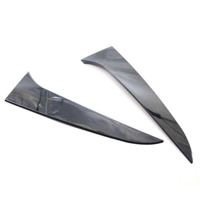 Pair Rear Window Side Spoiler Canards Trim Fit For BMW E84 09-15 Gloss Blk Style