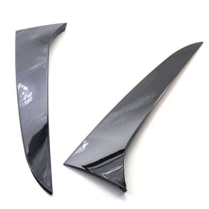 Pair Rear Window Side Spoiler Canards Trim Fit For BMW E84 09-15 Gloss Blk Style