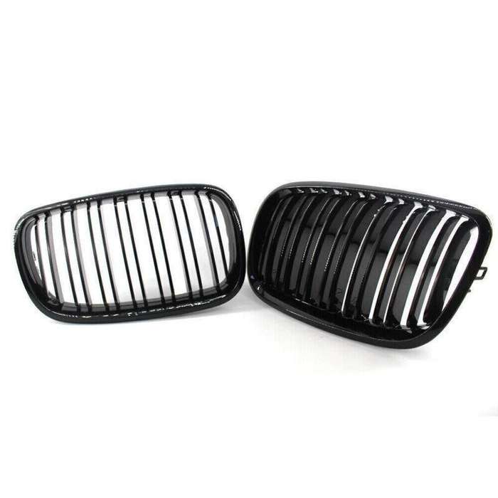 Gloss Black X5M style Front Hood Bonnet Kidney Grill Grille for BMW X5 E70 07-13