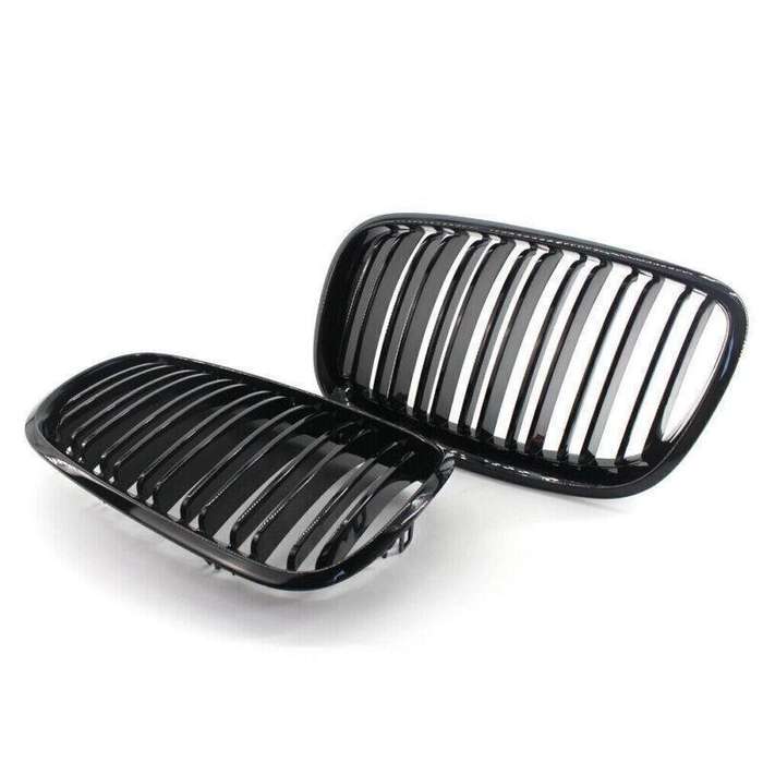 Gloss Black X5M style Front Hood Bonnet Kidney Grill Grille for BMW X5 E70 07-13