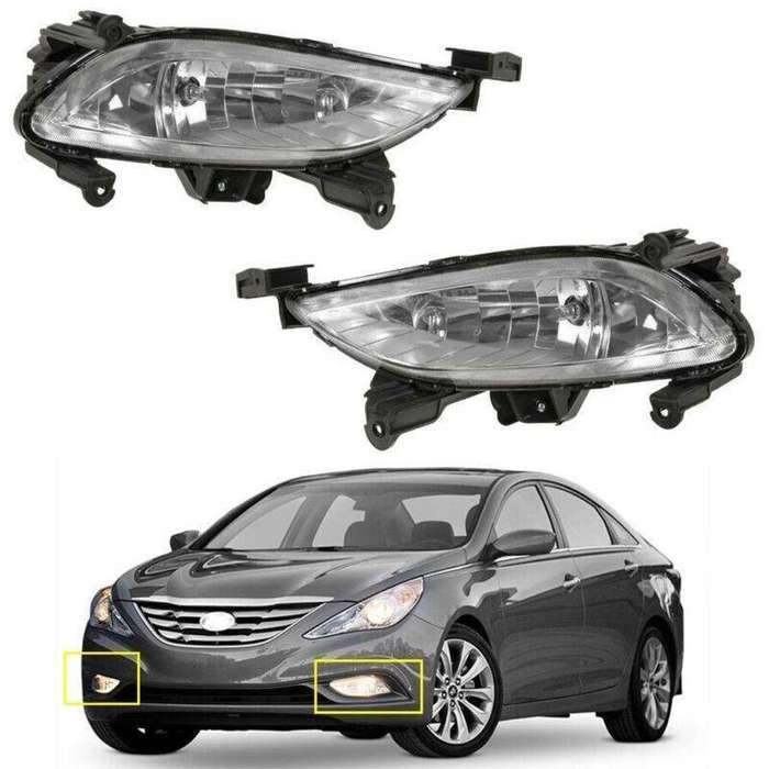 Fits For Hyundai Sonata 2011-2014 1 Pair Front Bumper Fog Light Driving Lamps