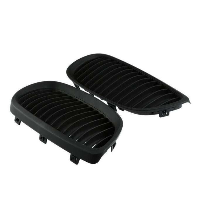 2X/Set Matte Black Grille for BMW E92 E93 3 Series Coupe Cabriolet 06-09 Grill