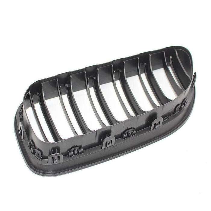 Pair For BMW F06 F12 F13 2012 - 2017 Matte Black Grille M6 STYLE Dual Slat Grill